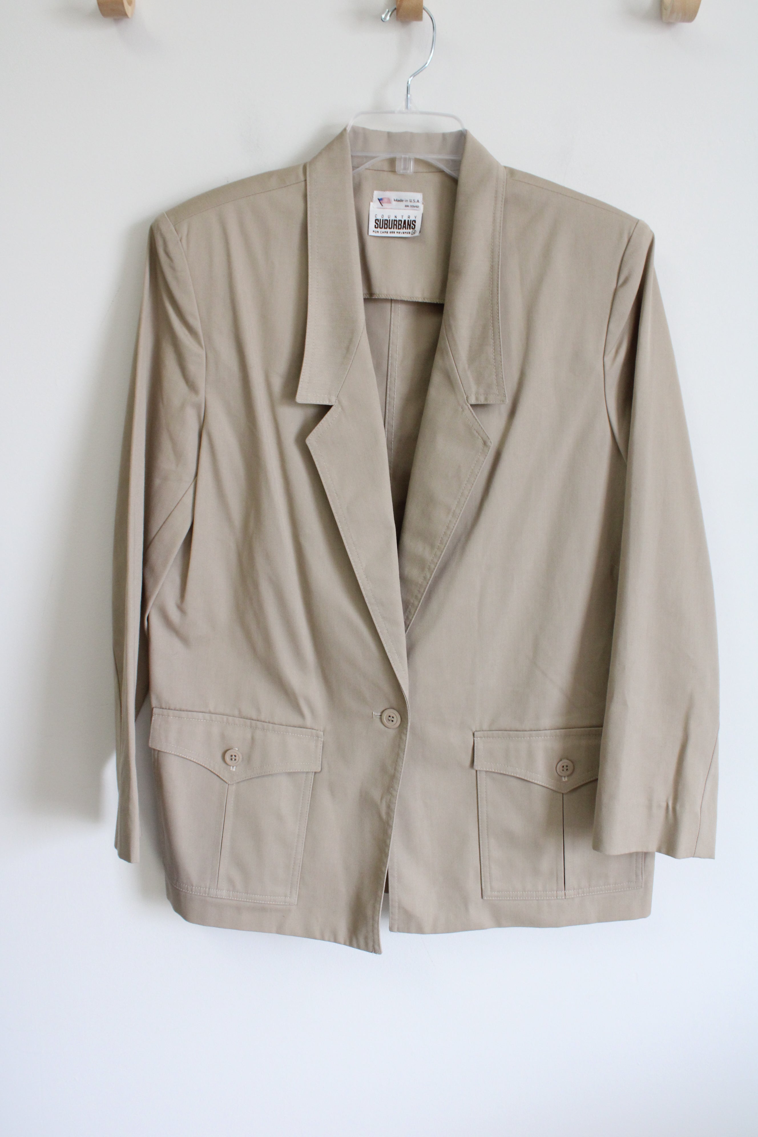 Country Suburbans Tan Blazer Jacket | 2X