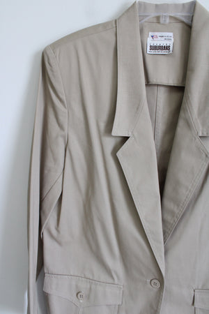 Country Suburbans Tan Blazer Jacket | 2X