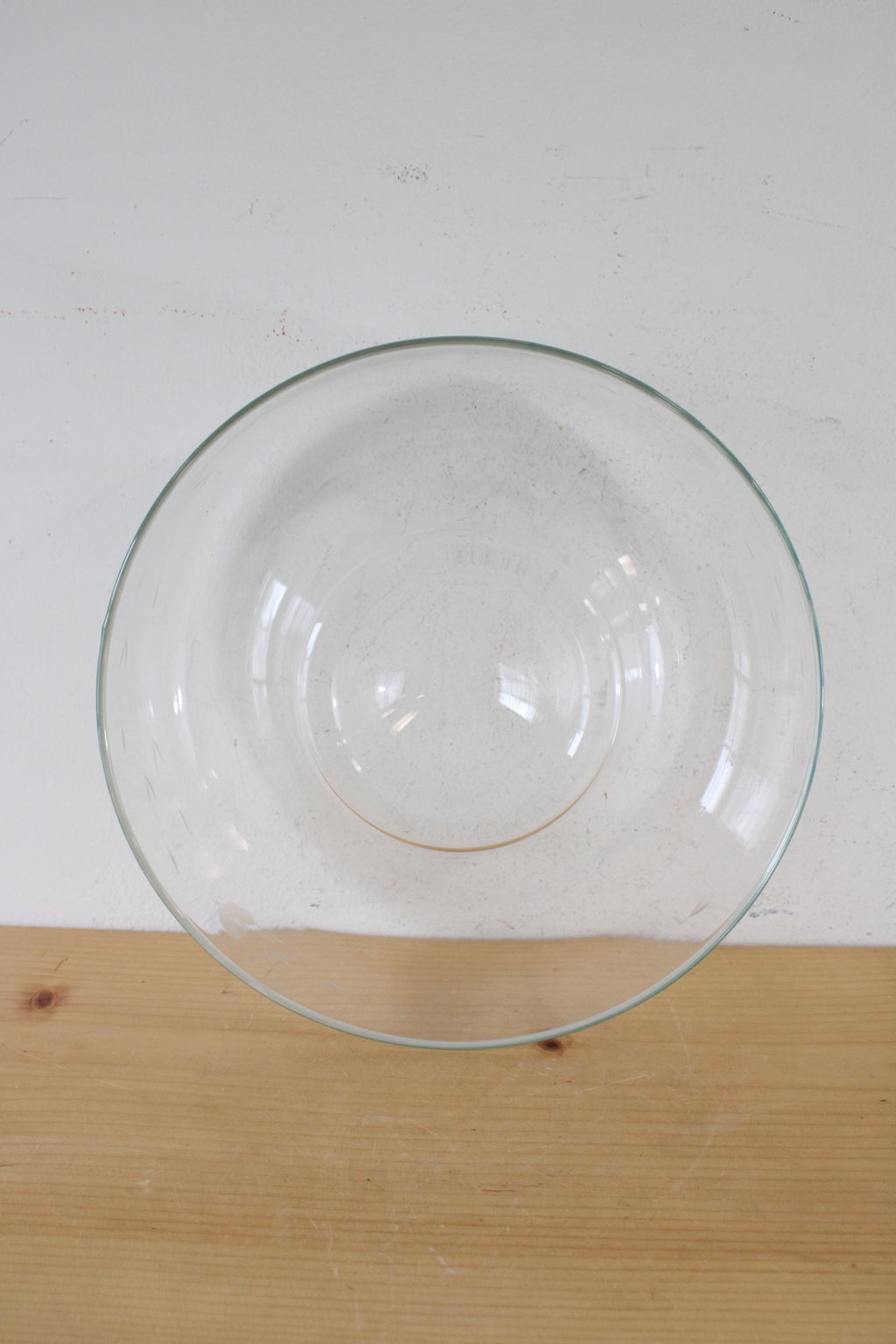 Princess House Chip & Dip Clear Glass Bowl