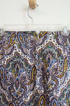 J.Crew Stretch Paisley Mini Skirt | 6