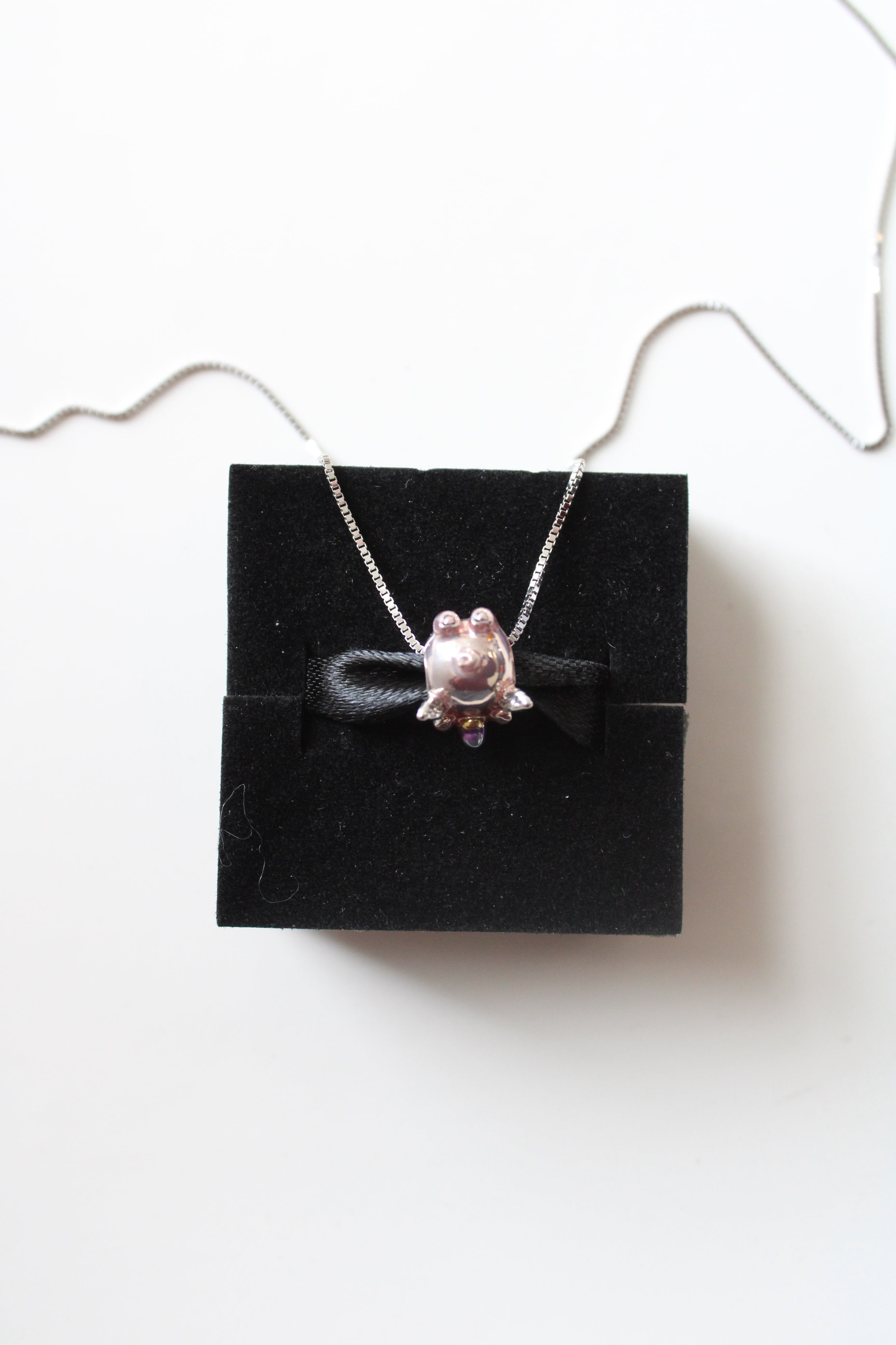 Pandora Pink Pig With Wings Pendant Necklace