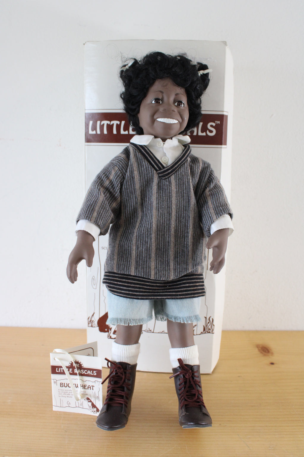 King World The Little Rascals Buckwheat Porcelain Doll