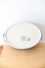 Temptations By Tara Purple Floral Lace 3 Quart Oval Casserole Dish & Insulated Carrier