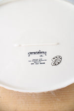 Temptations By Tara Purple Floral Lace 3 Quart Oval Casserole Dish & Insulated Carrier