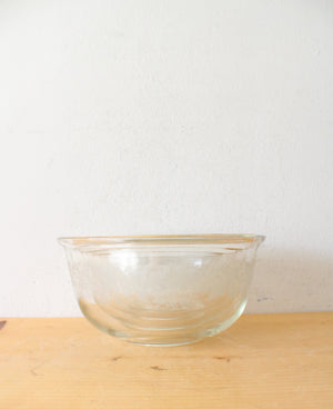 Vintage Bartlett Collins Gold Rimmed Frosted Grape & Leaves Nesting Mixing Bowls