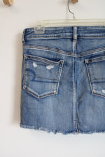 American Eagle Ne(X)t Level Stretch Distressed Mini Skirt | 12