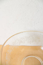 Vintage Bartlett Collins Gold Rimmed Frosted Grape & Leaves Nesting Mixing Bowls