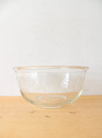 Vintage Bartlett Collins Gold Rimmed Frosted Grape & Leaves Nesting Mixing Bowls