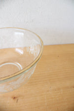 Vintage Bartlett Collins Gold Rimmed Frosted Grape & Leaves Nesting Mixing Bowls