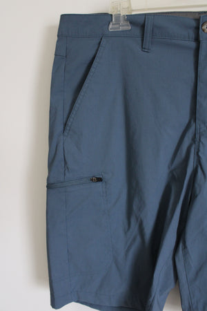 Eddie Bauer Dusty Blue Nylon Shorts | 36