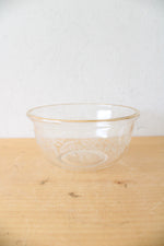 Vintage Bartlett Collins Gold Rimmed Frosted Grape & Leaves Nesting Mixing Bowls