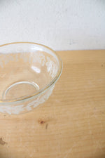 Vintage Bartlett Collins Gold Rimmed Frosted Grape & Leaves Nesting Mixing Bowls