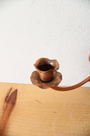 Gregorian Hand Crafted Copper Triple Wall Sconce