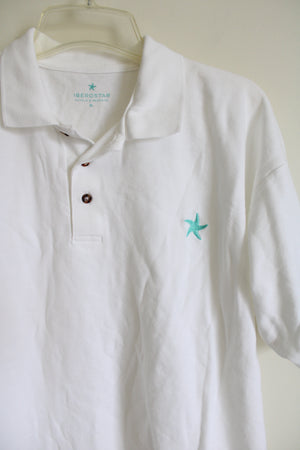 Polo Shirt — Blue Stars