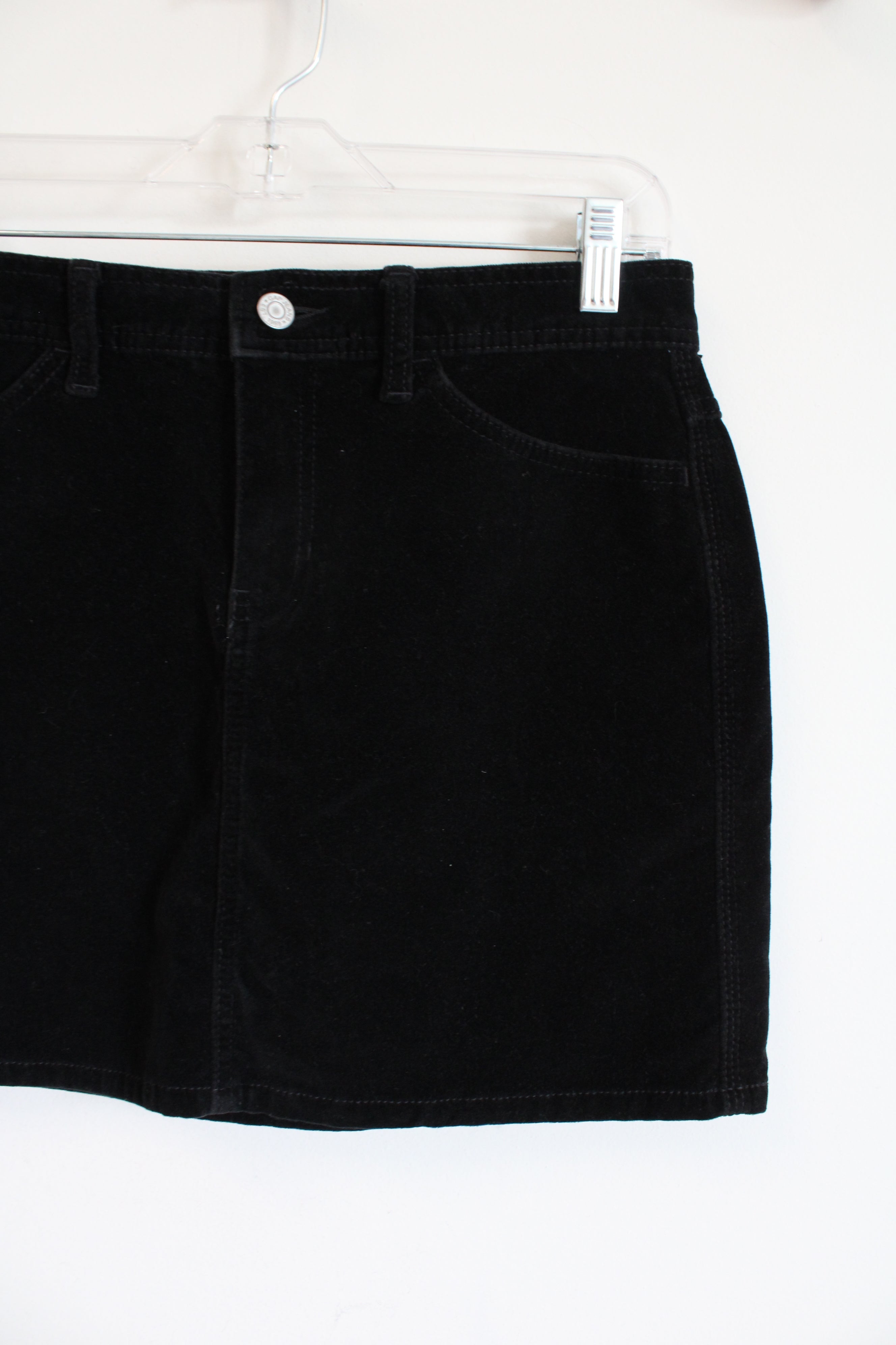 Gap Jeans Black Velour Mini Skirt | 6