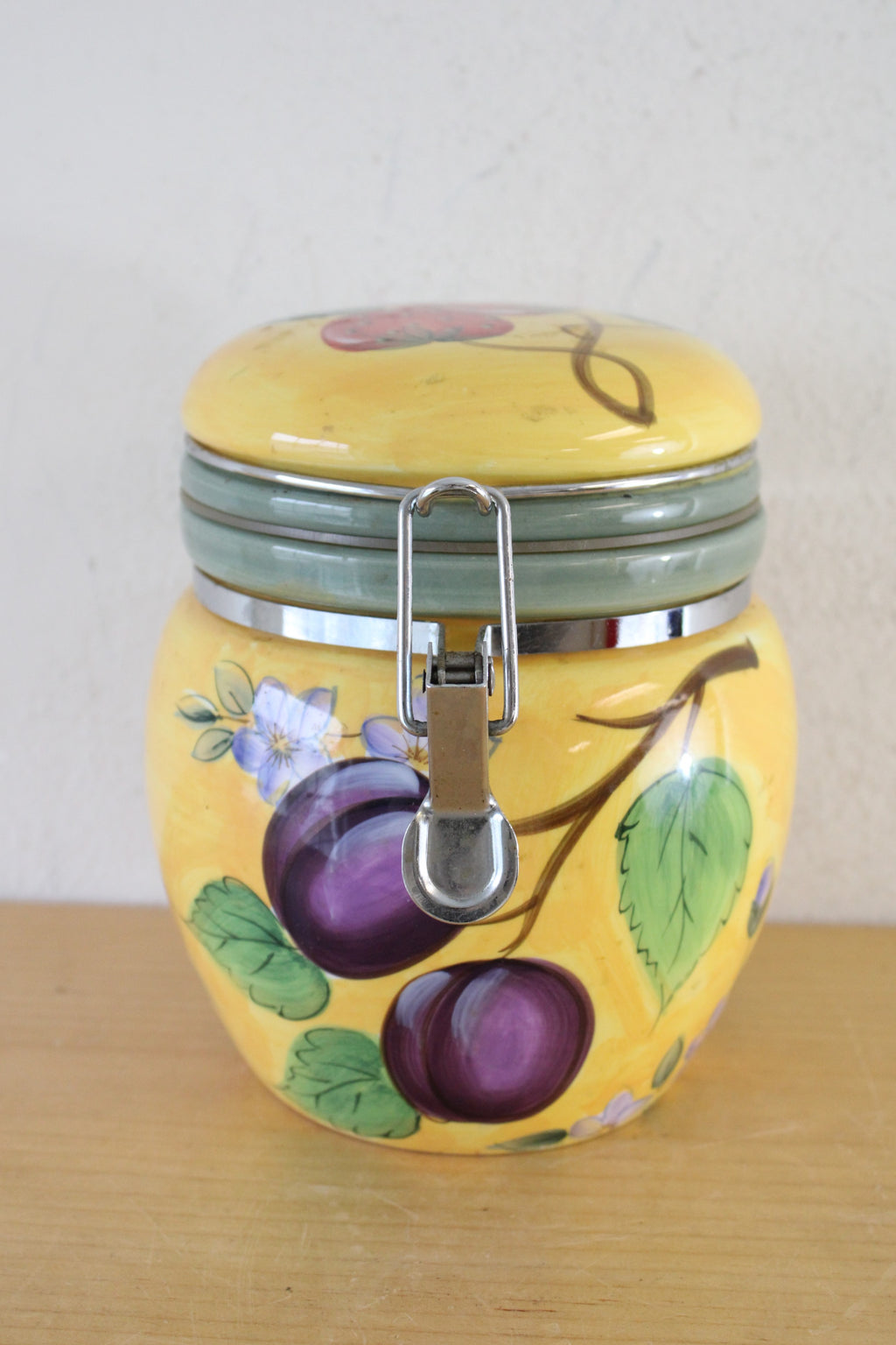 Gibson Elite Claire Murray Yellow Fruit Small Cannister