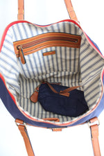 Dooney & Bourke Blue Nylon Wayfarer Tote