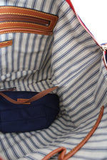 Dooney & Bourke Blue Nylon Wayfarer Tote
