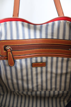 Dooney & Bourke Blue Nylon Wayfarer Tote