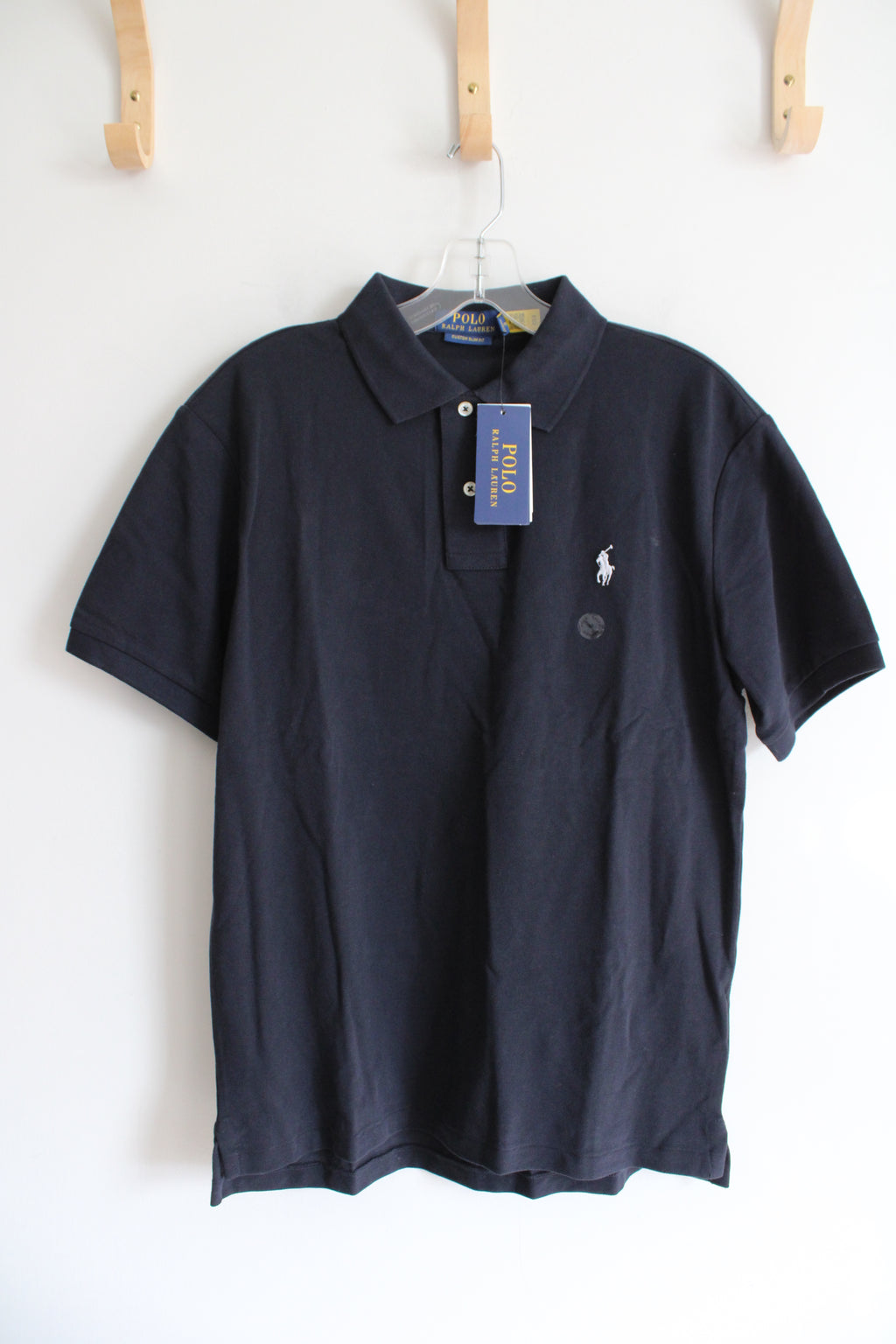 NEW Polo Ralph Lauren Custom Slim Fit Navy Polo Shirt | M