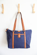Dooney & Bourke Blue Nylon Wayfarer Tote