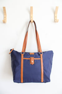 Dooney & Bourke Blue Nylon Wayfarer Tote