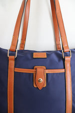 Dooney & Bourke Blue Nylon Wayfarer Tote