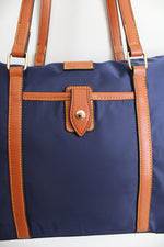 Dooney & Bourke Blue Nylon Wayfarer Tote