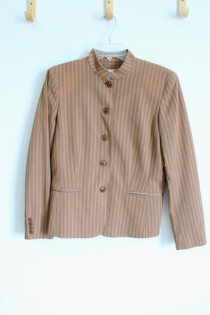 Liz Claiborne Brown Button Down Jacket | 8