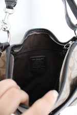 Coach Signature Peyton Brown Crossbody Bag