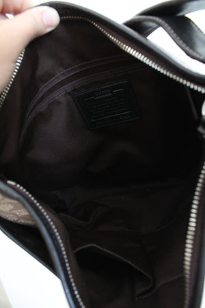 Coach Signature Peyton Brown Crossbody Bag