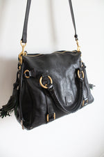 Dooney & Bourke Black Leather Florentine Satchel