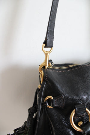 Dooney & Bourke Black Leather Florentine Satchel