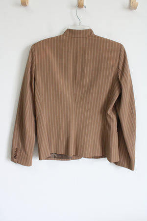 Liz Claiborne Brown Button Down Jacket | 8