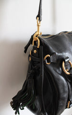 Dooney & Bourke Black Leather Florentine Satchel