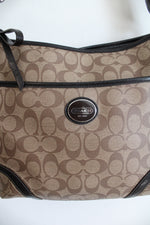 Coach Signature Peyton Brown Crossbody Bag
