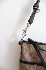 Coach Signature Peyton Brown Crossbody Bag