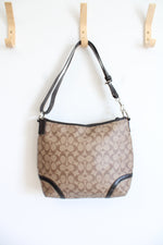 Coach Signature Peyton Brown Crossbody Bag