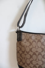 Coach Signature Peyton Brown Crossbody Bag