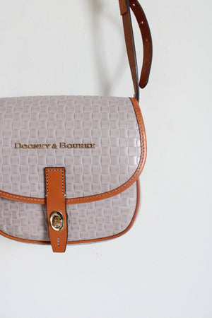 Dooney & Bourke Oyster Claremont Woven Crossbody Bag