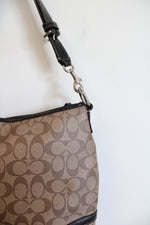 Coach Signature Peyton Brown Crossbody Bag