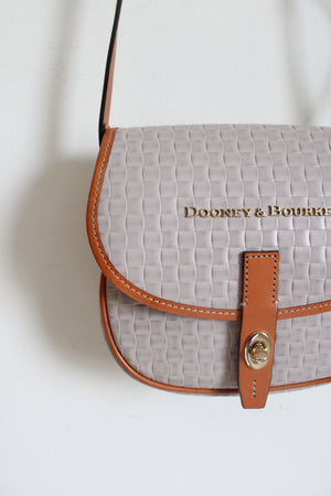 Dooney & Bourke Oyster Claremont Woven Crossbody Bag