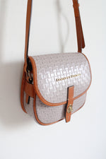 Dooney & Bourke Oyster Claremont Woven Crossbody Bag