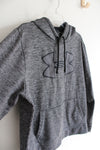 Under Armour Loose Fit Dark Gray Hoodie | L