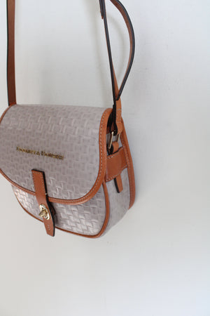 Dooney & Bourke Oyster Claremont Woven Crossbody Bag