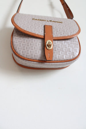 Dooney & Bourke Oyster Claremont Woven Crossbody Bag