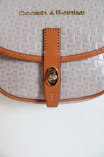 Dooney & Bourke Oyster Claremont Woven Crossbody Bag