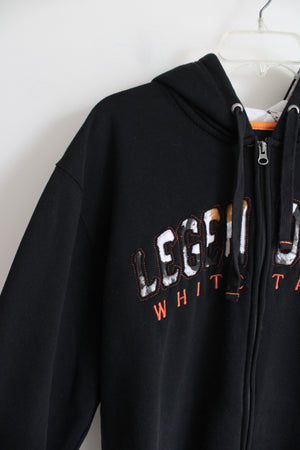 Legendary Whitetails Black Zip Up Jacket | XL Tall