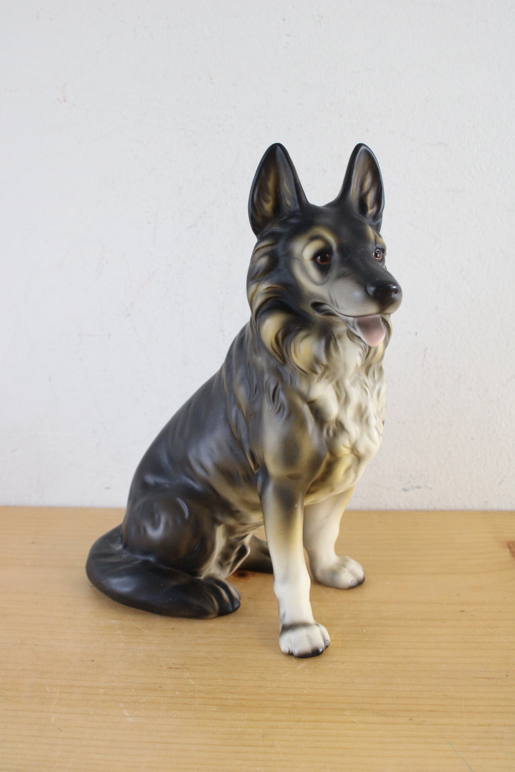 Japanese Made Ceramic German Shepherd Figurine