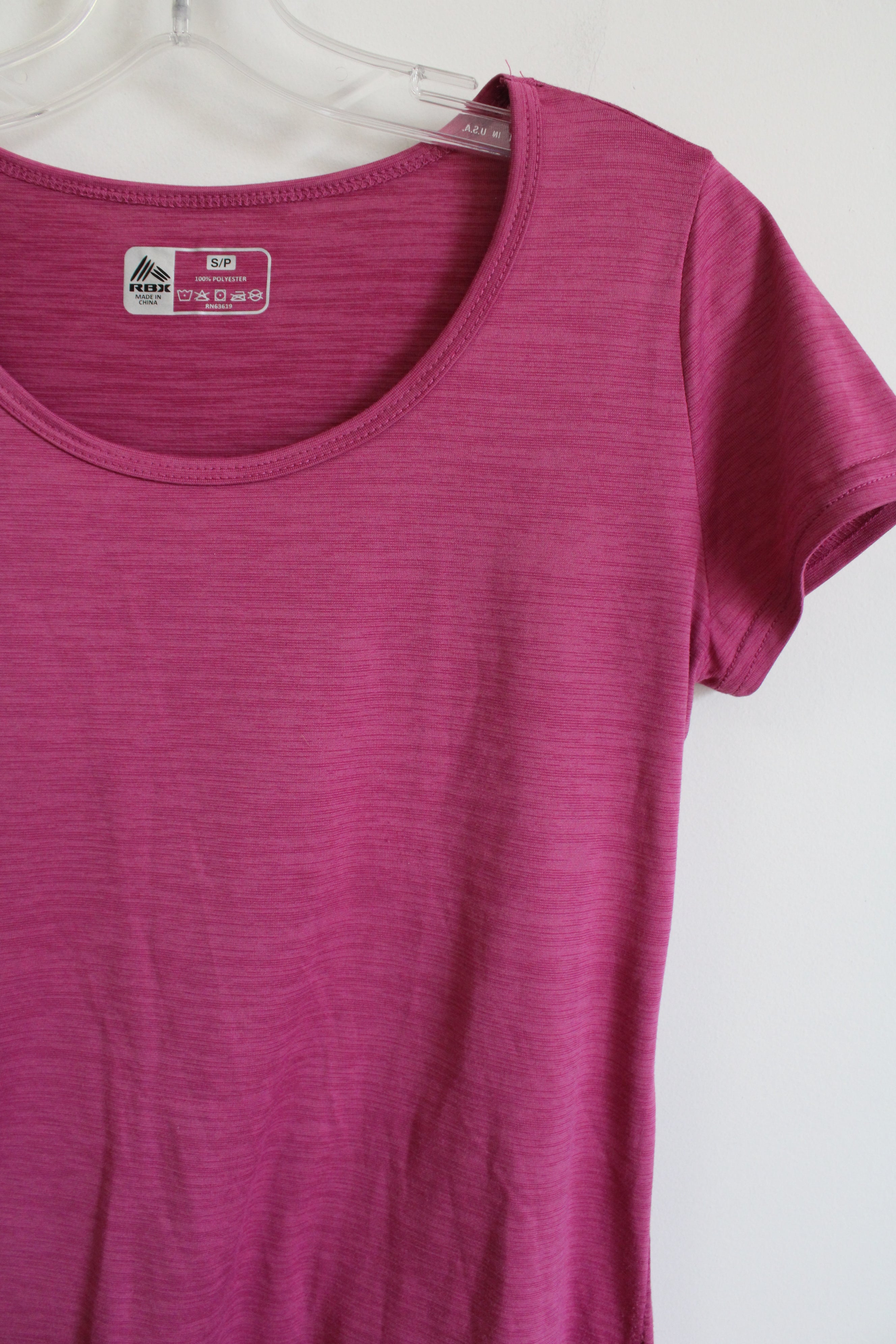 RBX Pink Short Sleeved Athletic Shirt | S Petite